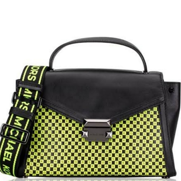 ⚠️LAST 1⚠️ Michael Kors Whitney MD Checkerboard Satchel - Picture 3 of 10
